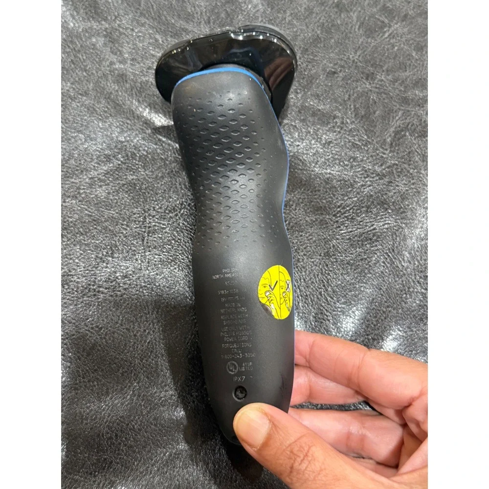 Philips Norelco Series 5000 S5250 Mens Electric‎ Rotary Shaver Blue Black IPX7